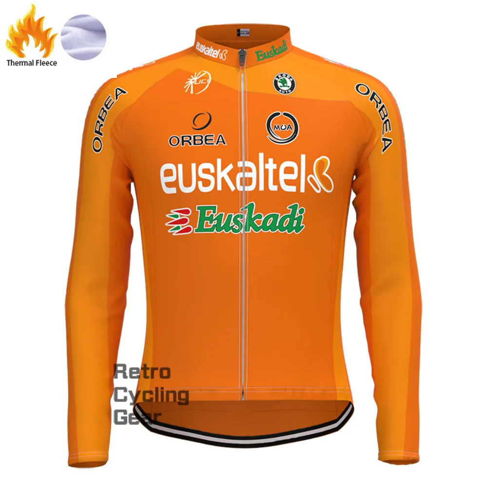 2009 euskadi Fleece Retro Long Cycling Kits