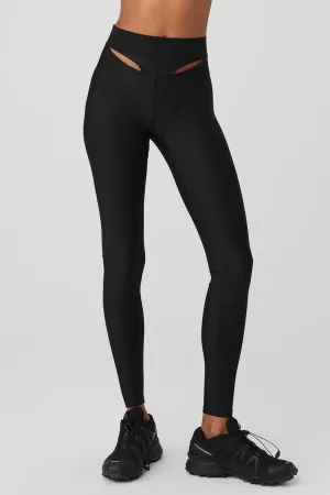 Airlift High-Waist Cutaway Legging - Black