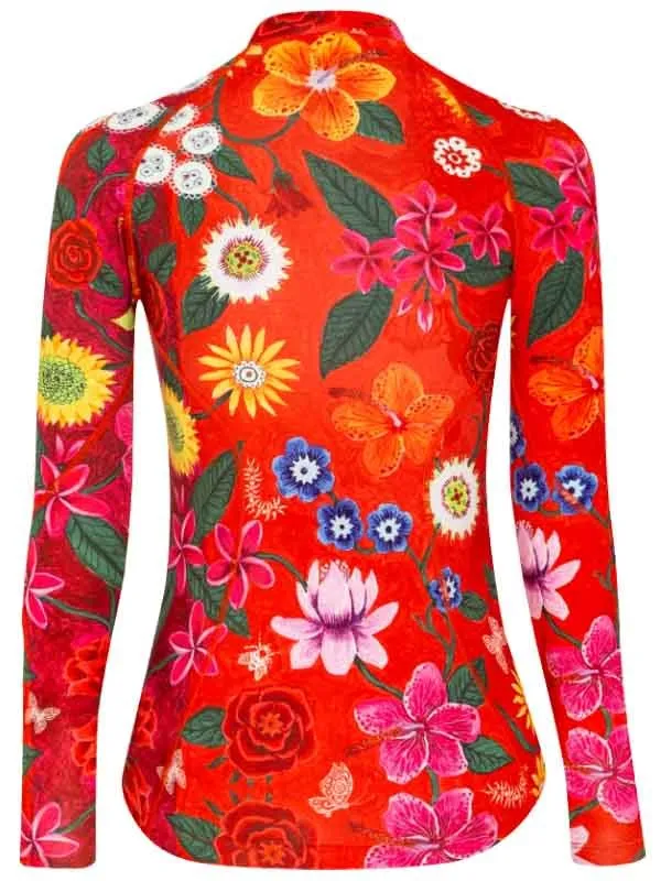 Aloha Red Women's Long Sleeve Base Layer