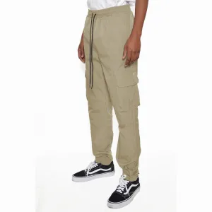 Beige Utility Jogger Pants