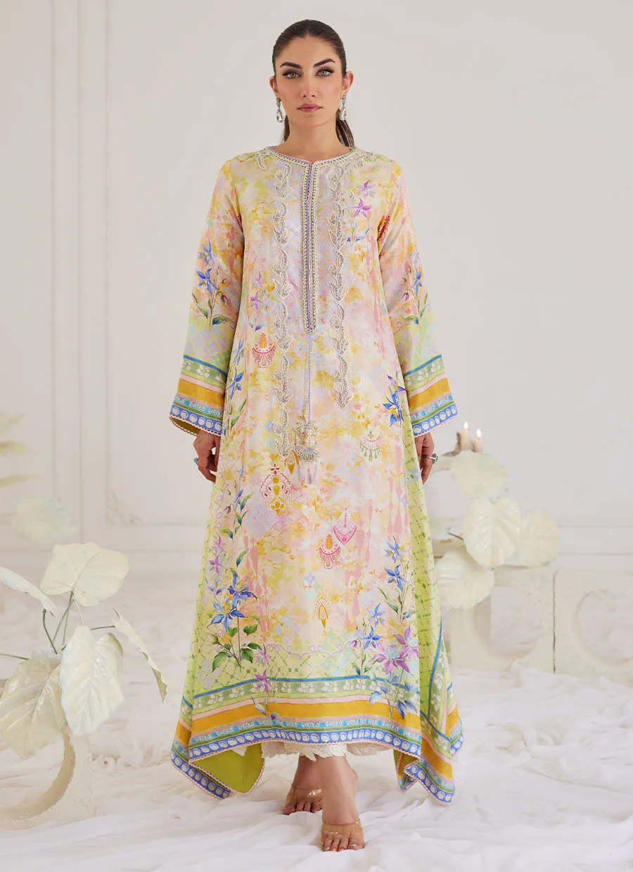 Blanca Raw Silk Kaftan