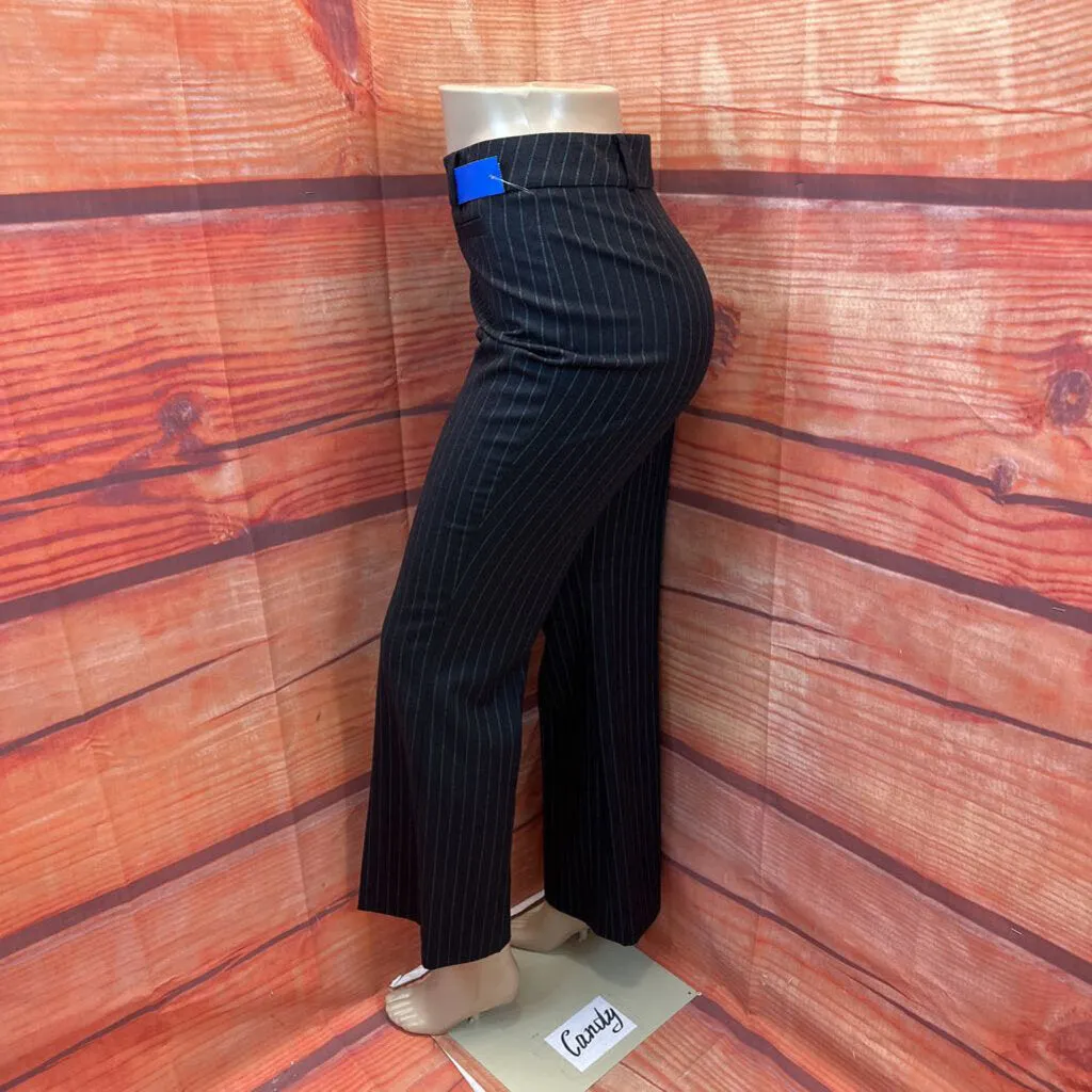 CARLISLE BLACK STRIPED PANTS SIZE 8 TCC