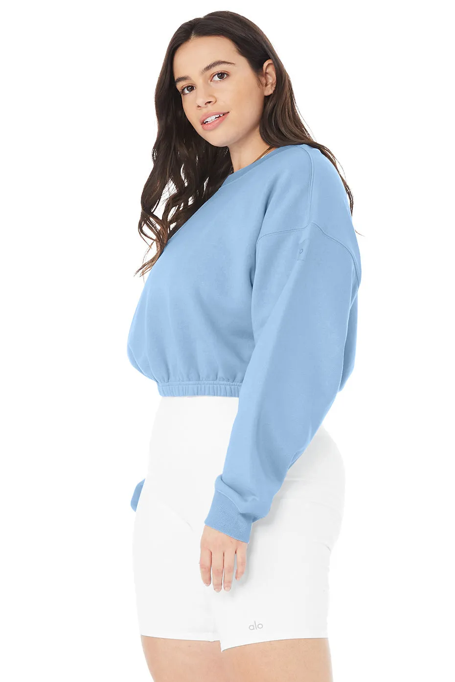 Devotion Crew Neck Pullover - Blue Skies