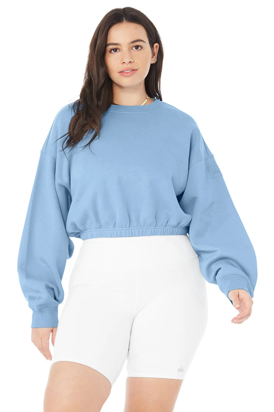 Devotion Crew Neck Pullover - Blue Skies