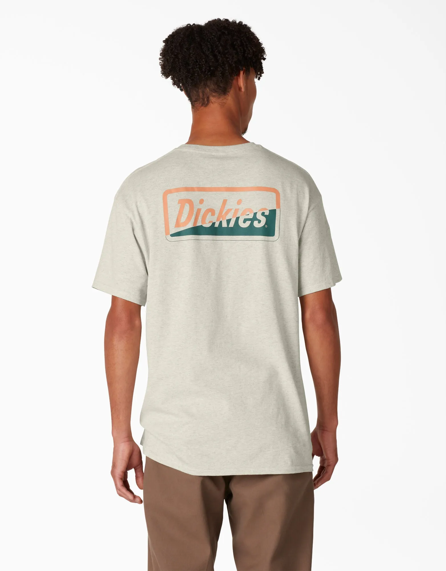 Dickies Skateboarding Split Graphic T-Shirt - Oatmeal Heather