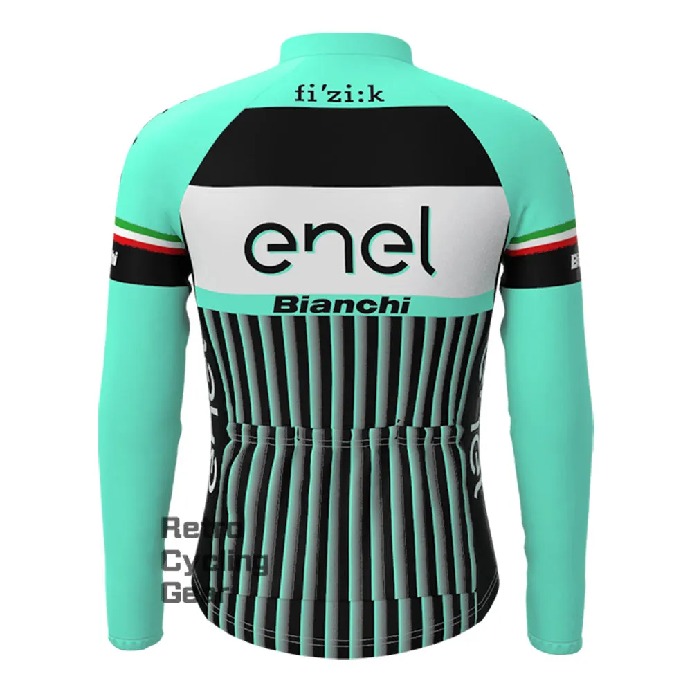 Enel  Bianchi Fleece Long Cycling Kits