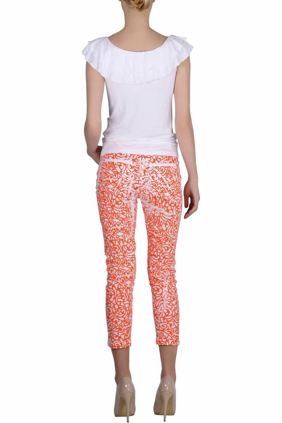 EUPHORIA Coral Printed Pants