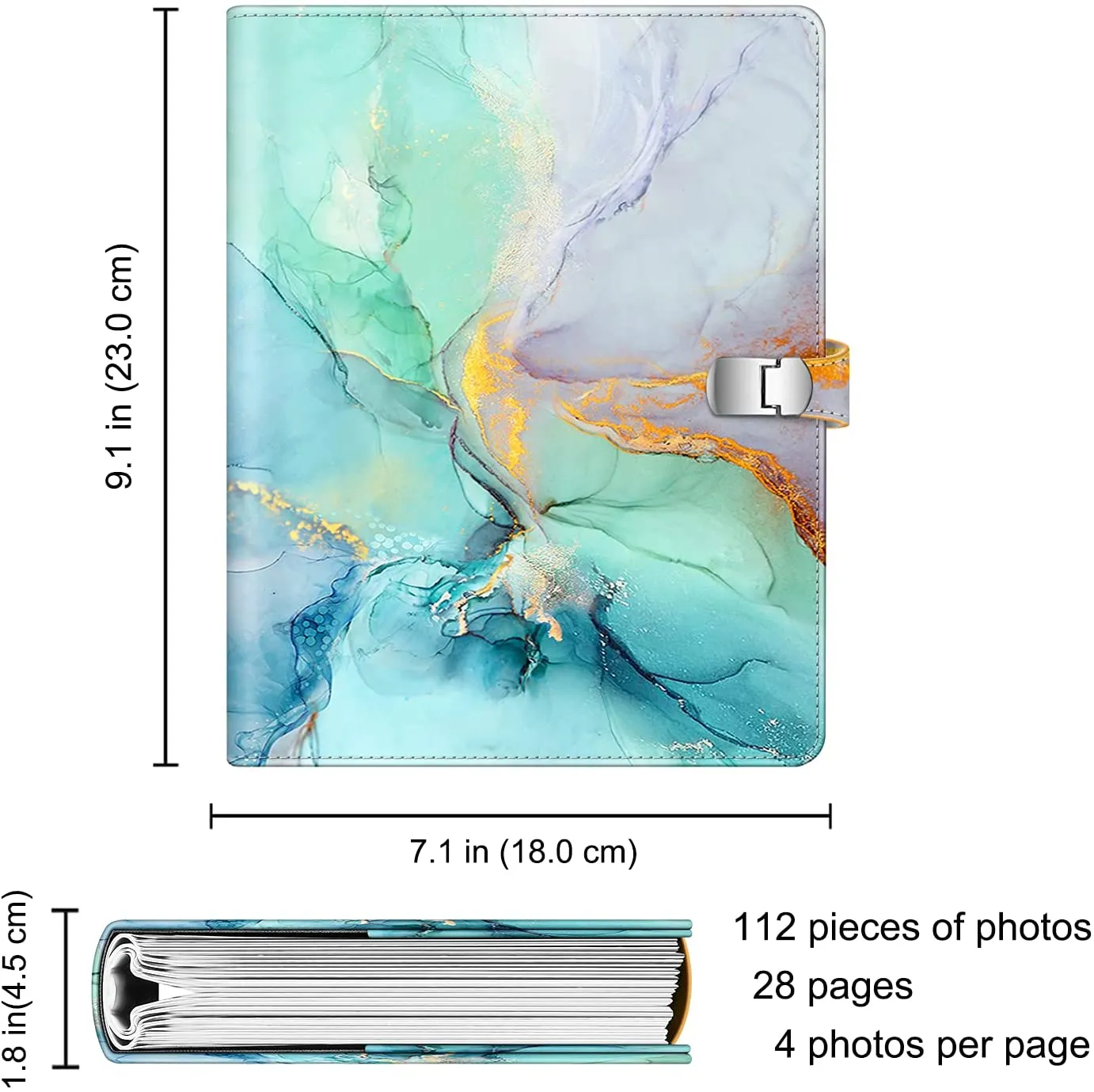 Fintie Photo Album for 4x6" Film | 112 Pockets