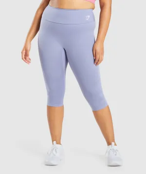 Gymshark Training Cropped Leggings - Light Blue