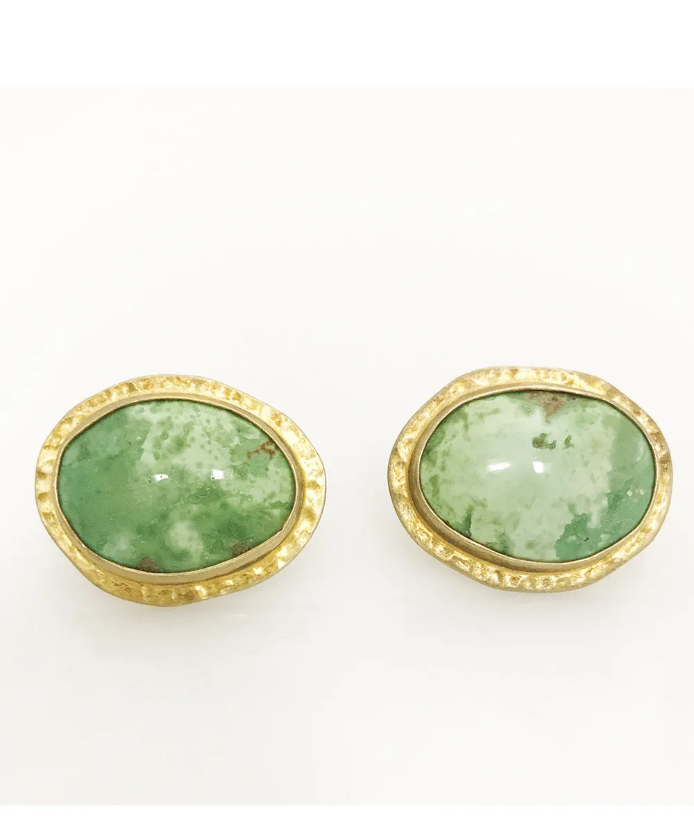 Heather Benjamin Turquoise Cufflinks