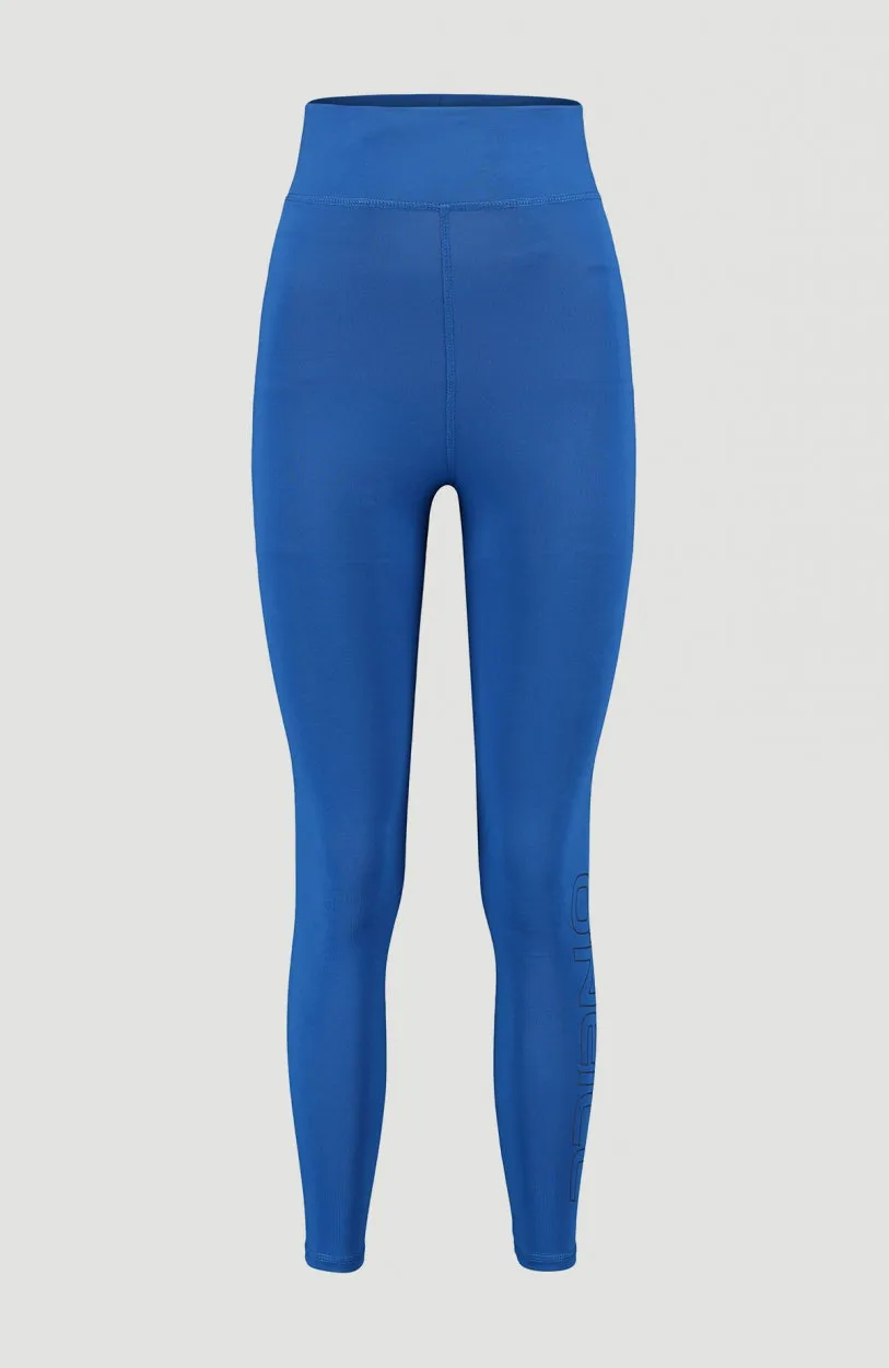 High Waist Legging | Ocean Blue