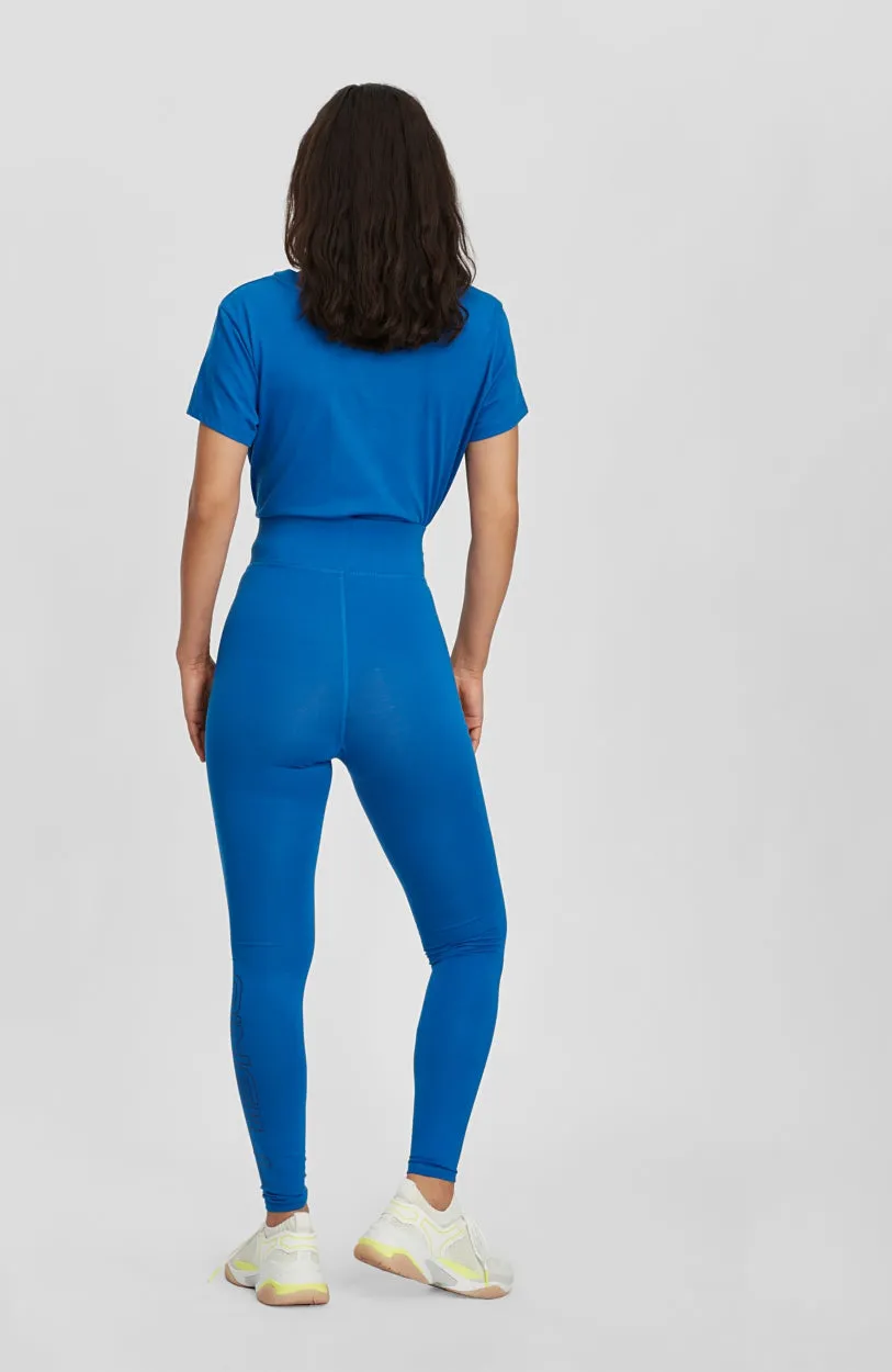 High Waist Legging | Ocean Blue