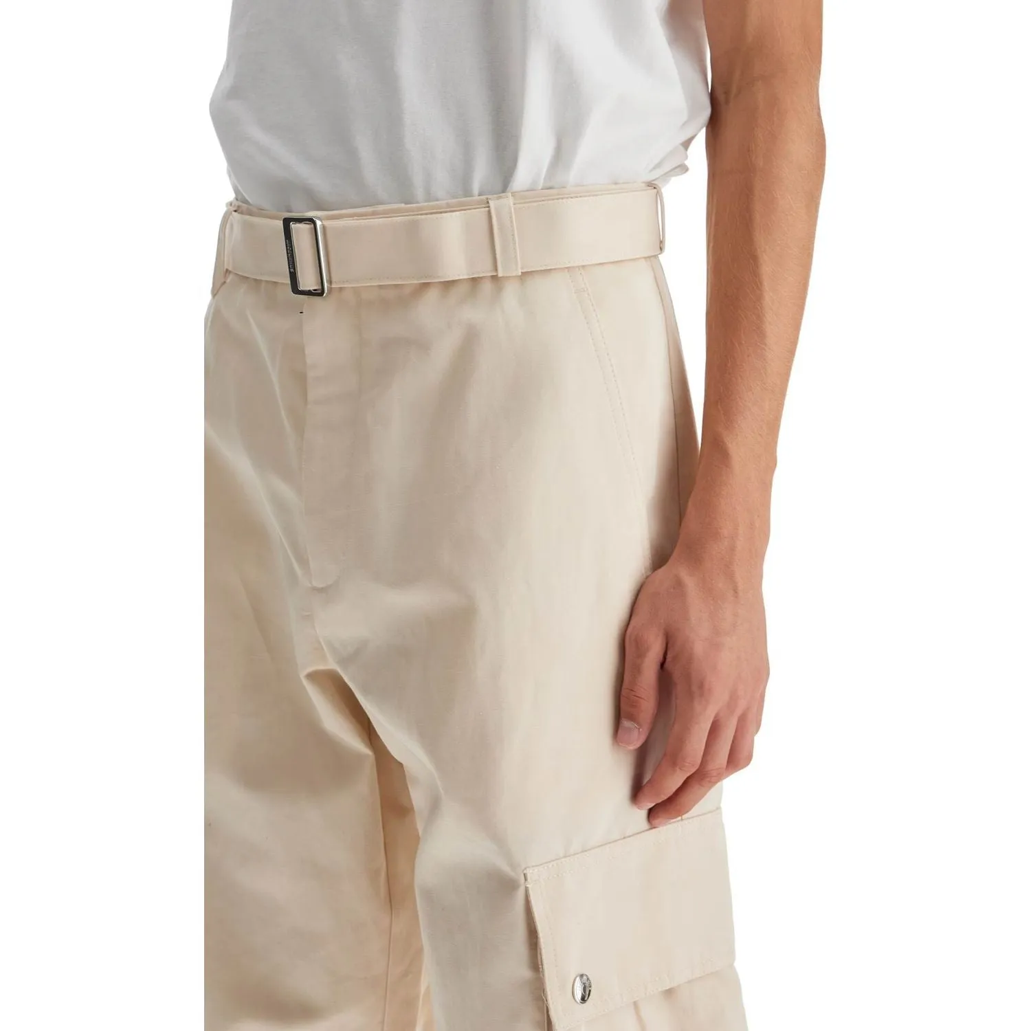 Jacquemus cargo gabardine trousers in eight