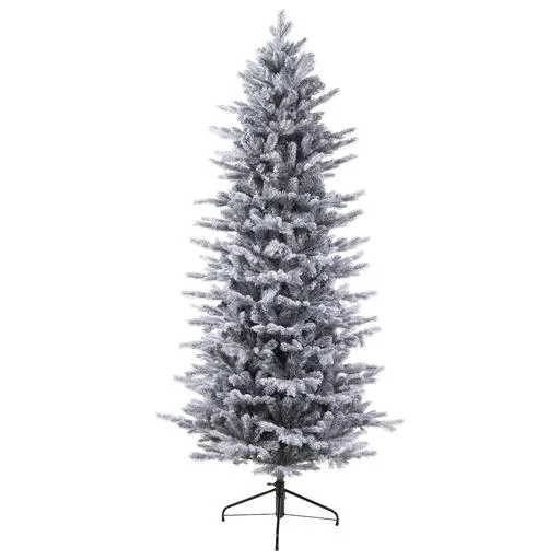 Kaemingk Frosted Grandis Slim Artificial Christmas Tree