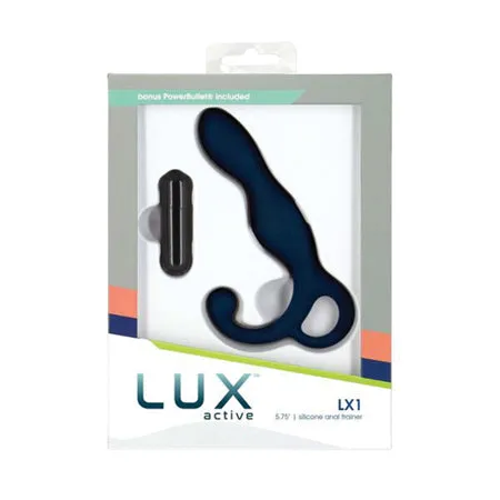 Lux Active LX1 5.75' Silicone Anal Trainer - Dark Blue