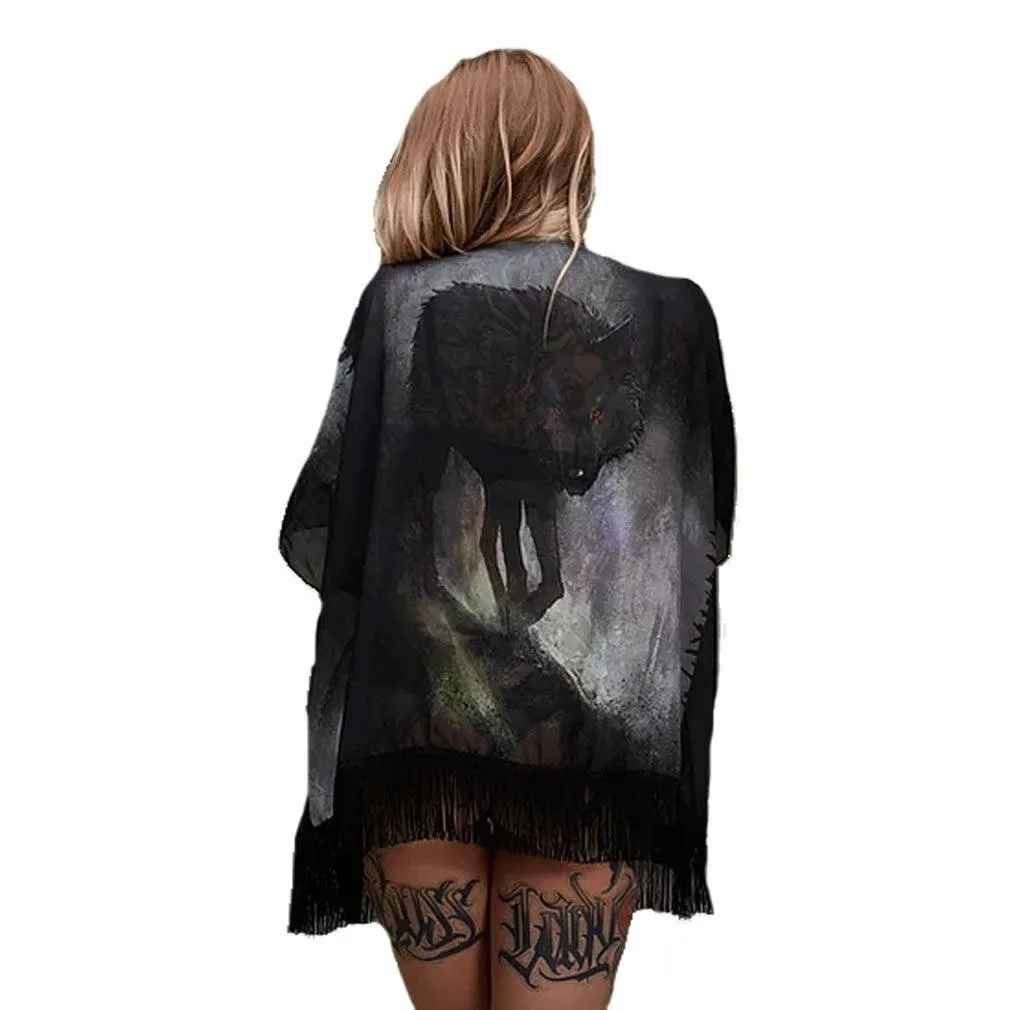 Mayhem Clothing - Creatures Of The Night -  Drapped Kimono