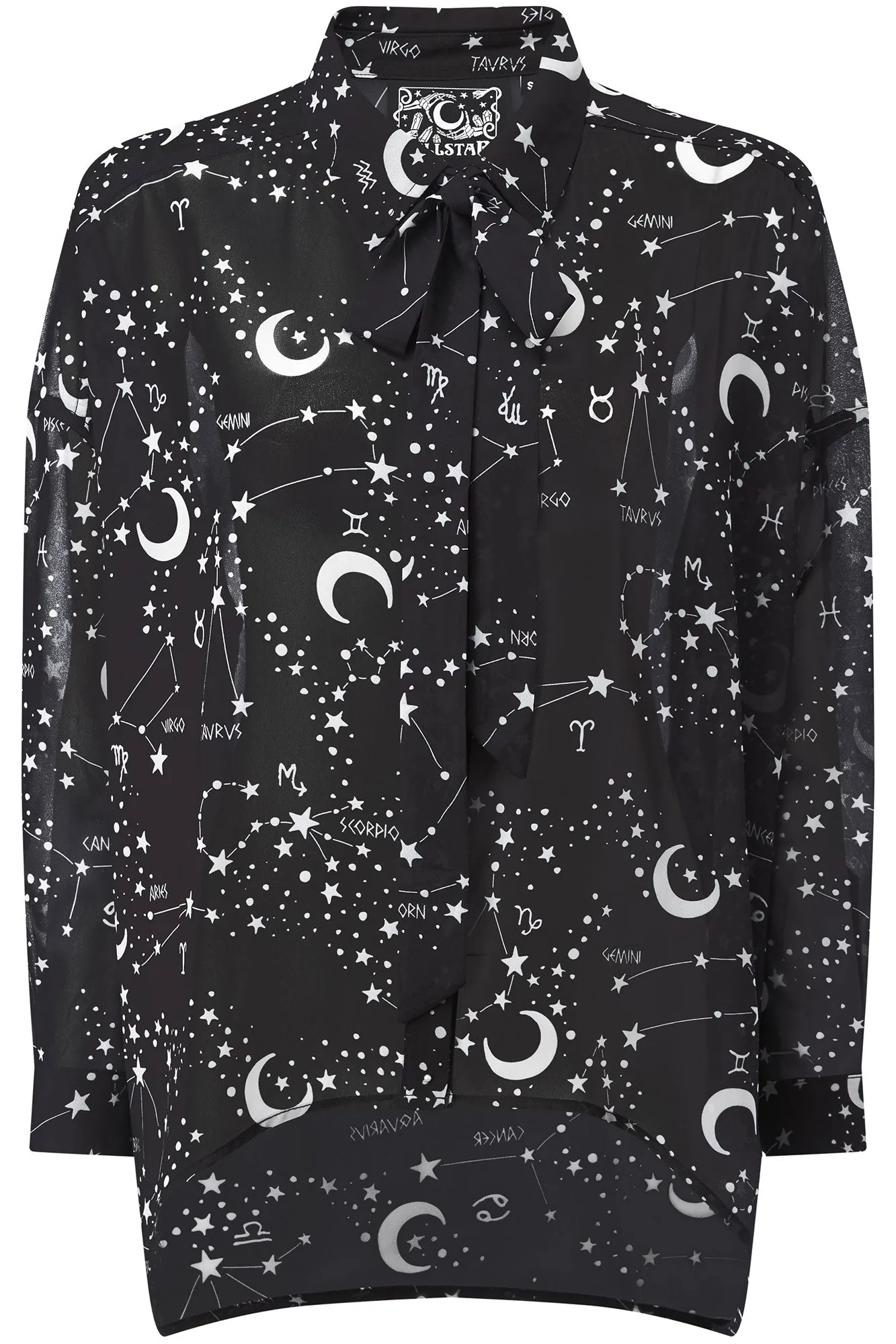 Milky Way Chiffon Shirt