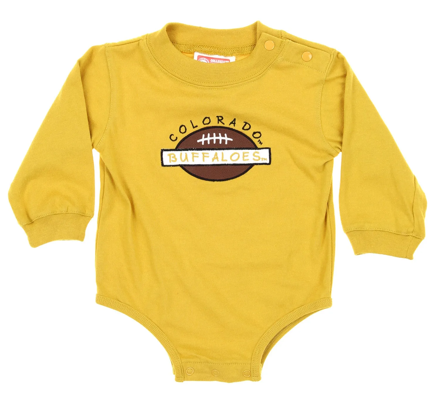 NCAA Infant Colorado Buffaloes Creeper Top and Pants Set, Gold & Black