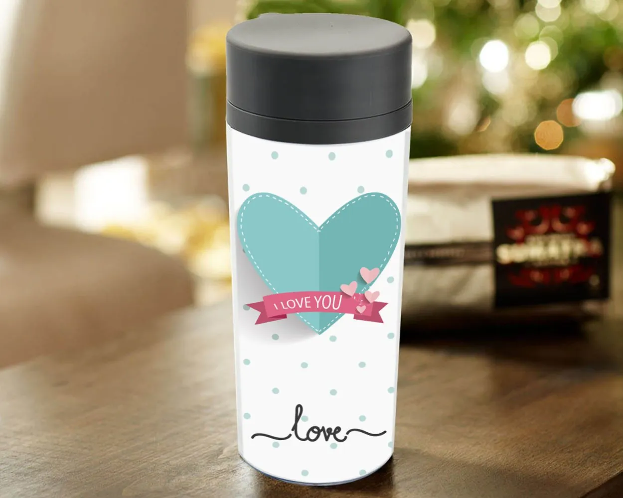 Personalized Plastic Double Walled Water Bottle 300ml