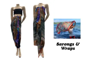 Printed Chiffon Sarong - 12