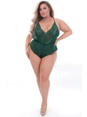 Rompers Jumpsuits STM-11189X-Green-3X/4X