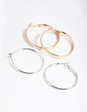 Simple Hoop Earrings Pack