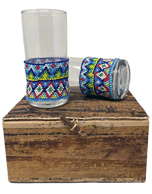 SLIM BEADED TUMBLERS