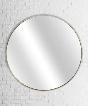 Slim Round Mirror