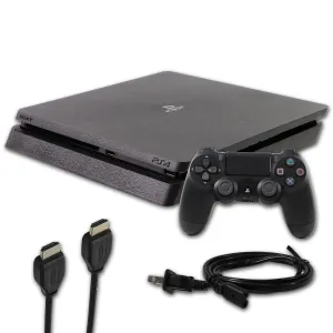 Sony PS4 PlayStation 4 Slim 1TB Console & Controller (CUH-2115A) - Black