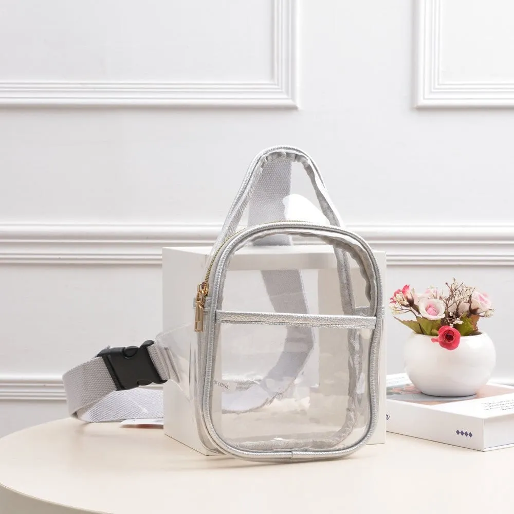 TG10420 Kathleen Slim Size Clear Sling Bag