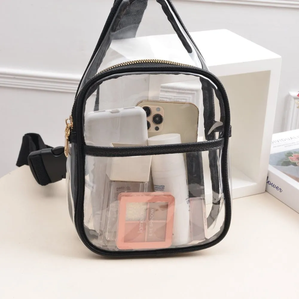 TG10420 Kathleen Slim Size Clear Sling Bag