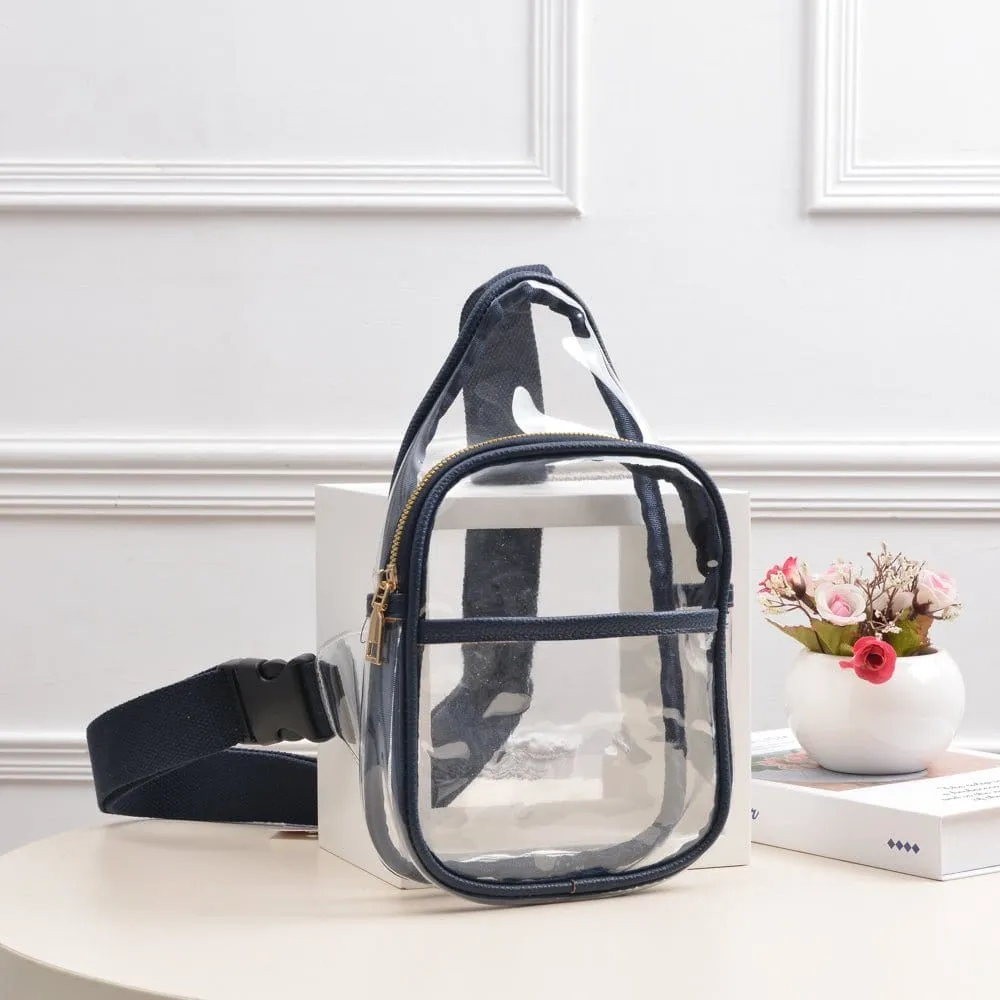 TG10420 Kathleen Slim Size Clear Sling Bag