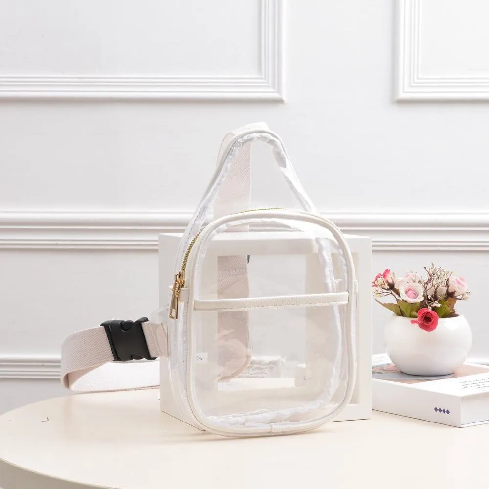 TG10420 Kathleen Slim Size Clear Sling Bag