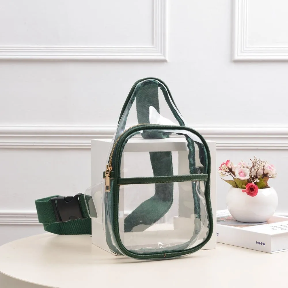 TG10420 Kathleen Slim Size Clear Sling Bag