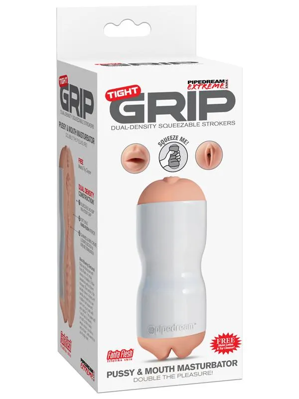 Tight Grip Pussy & Mouth Masturbator